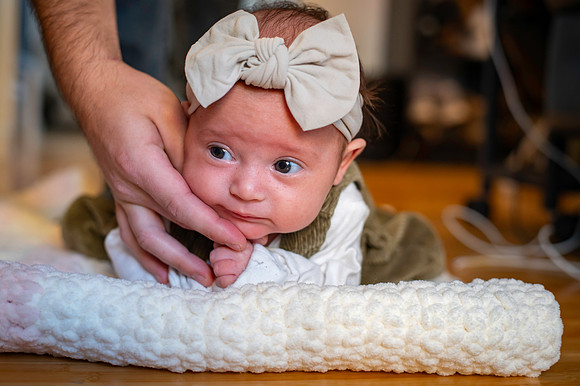Aria 5 weeks old