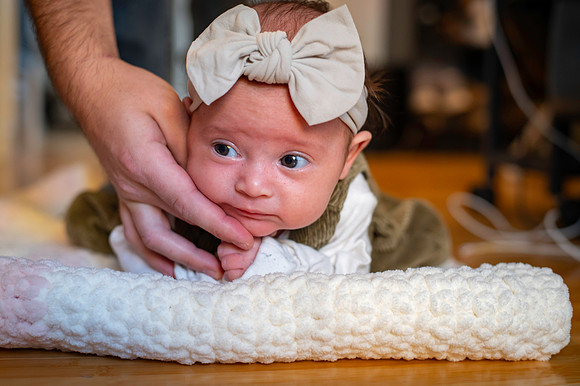 Aria 5 weeks old
