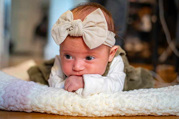 Aria 5 weeks old