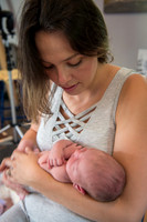 Ella 8 Days old with Liz and Phil