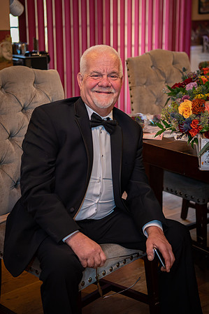 Older Gentleman at wedding