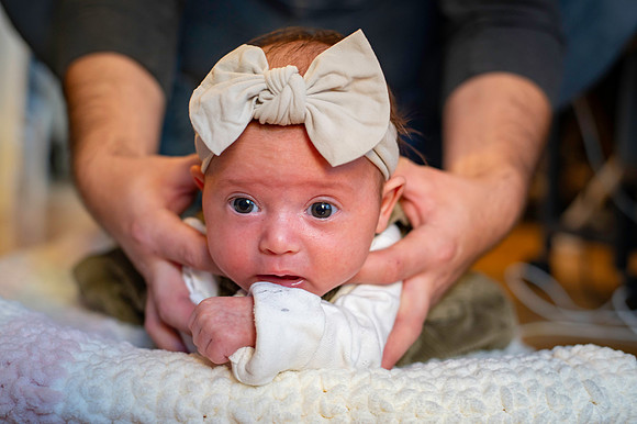 Aria 5 weeks old