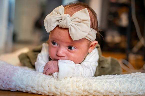 Aria 5 weeks old