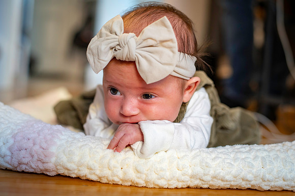 Aria 5 weeks old