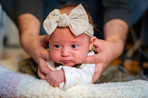 Aria 5 weeks old