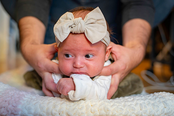 Aria 5 weeks old