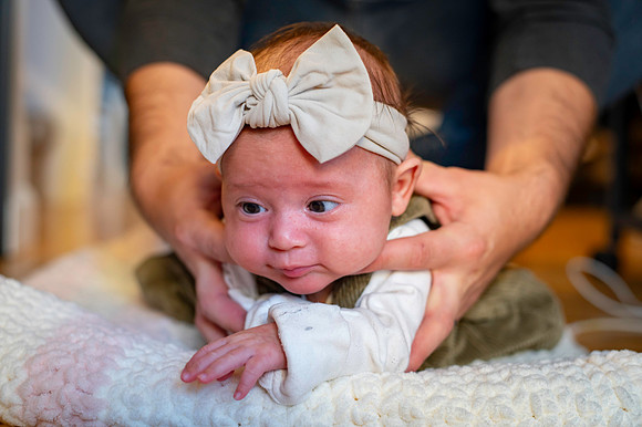 Aria 5 weeks old